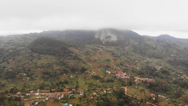 Landscapes Valleys Taita Hills Kenya Aerial Shots Day Light — Video Stock