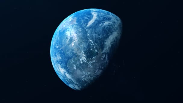 Earth Space Uhd Ultra Realistic Animation — Vídeo de stock