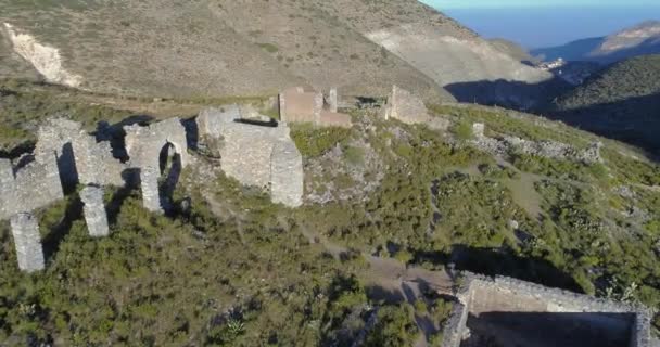 Real Catorce San Luis Potosi Meksika Daki Pueblo Fantasma Harabelerinin — Stok video