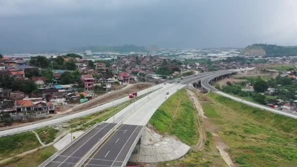 Drone Semarang Brug — Stockvideo