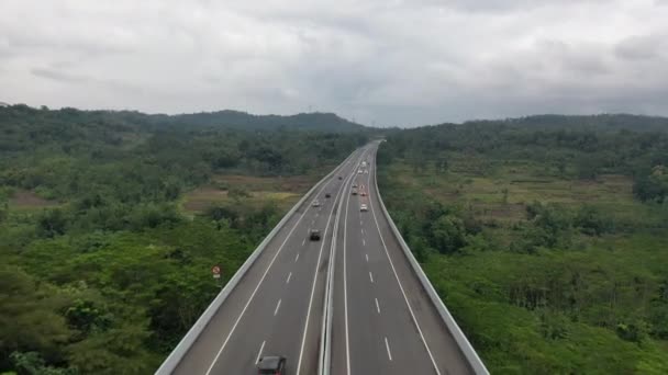 Jembatan Drone Tuntang Bawen Salatiga — Stok Video