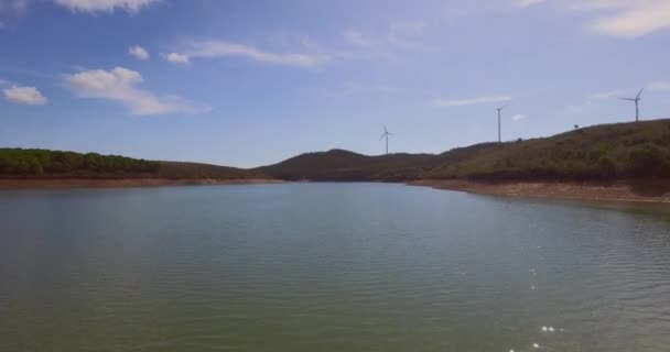 Lake Albufeira Portugal People Sup Ing — Αρχείο Βίντεο