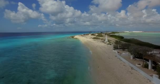 Monumenten Slavenhutten Van Bonaire — Stockvideo