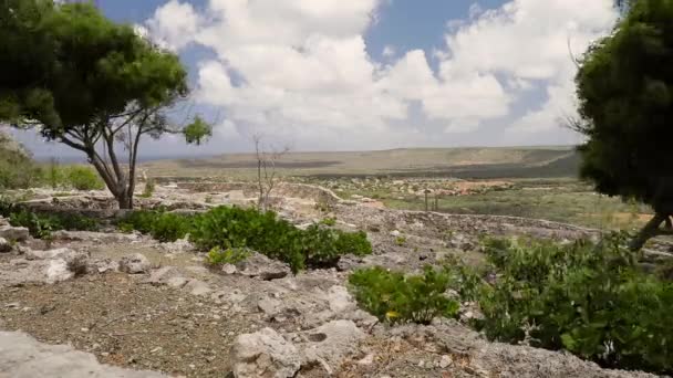 Pequena Cidade Rincon Bonaire — Vídeo de Stock