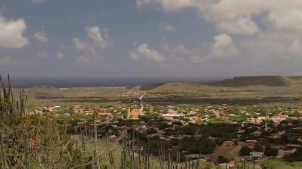 Den Lilla Staden Rincon Bonaire — Stockvideo