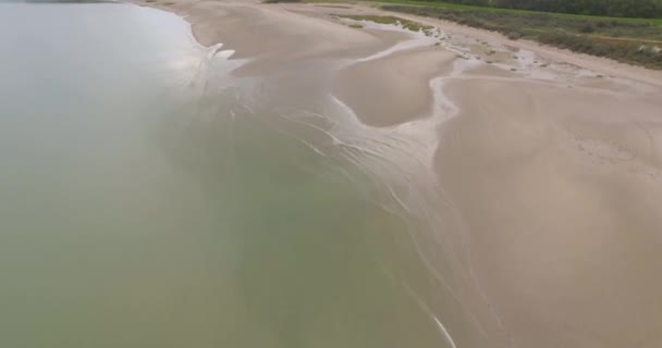 Luchtfoto Natuur Gelegen Naast Een Haven Vlissingen Nederland — Stockvideo