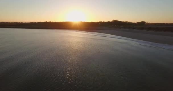 Flygfoto Sunset Vid Fort Rammekens Västeuropas Äldsta Havsfort Och Hamnen — Stockvideo