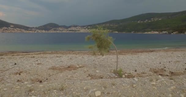 Nadciąga Burza Piorunami Samos — Wideo stockowe