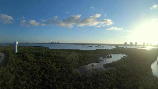 Bonita Sahili Kulesinin Hava Görüntüsü — Stok video