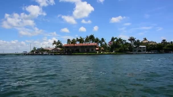 Viaje Barco Miami Imágenes — Vídeo de stock