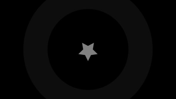 Lazo Fondo Animación Star Circle — Vídeos de Stock