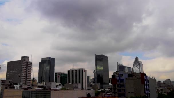 Ciudad México Calles Plazas — Vídeos de Stock