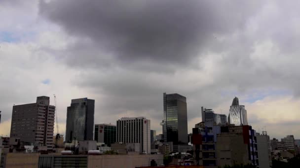 Ciudad México Calles Plazas — Vídeo de stock