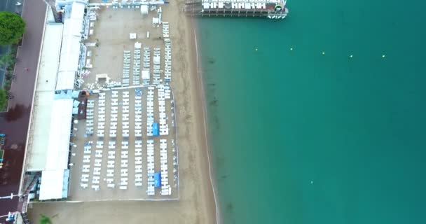 Cannes Vista Aérea Sobre Croisette — Vídeo de Stock