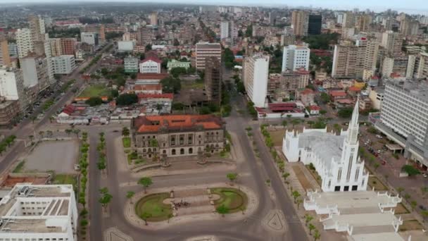 Мозамбик Центр Мапуту Столица Отснятый Беспилотниками — стоковое видео