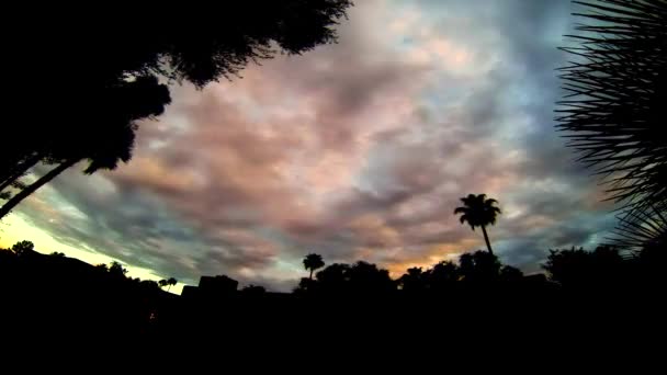 Time Lapse Lorsque Les Nuages Orageux Remplissent Ciel Les Nuages — Video