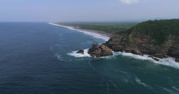 Vista Aérea Ventanilla Oaxaca — Vídeos de Stock