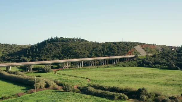 Aerea Autostrada Pedaggio Portogallo — Video Stock