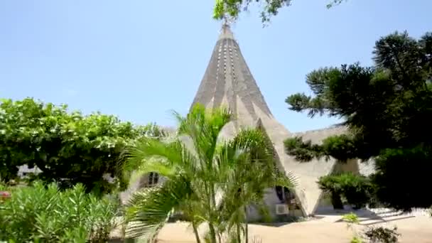 Mosambik Igreja Santo Antonio Polana Maputo — Stockvideo
