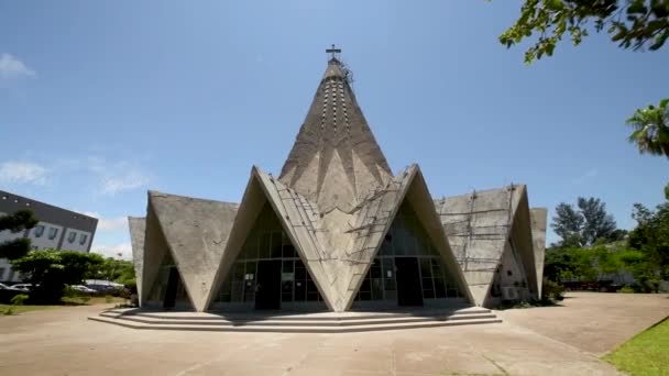 Mozambik Maputo Kilisesi — Stok video