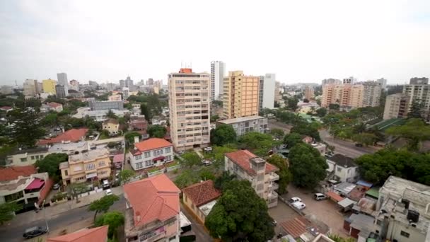 Mosambik Maputo Innenstadt Filmmaterial — Stockvideo