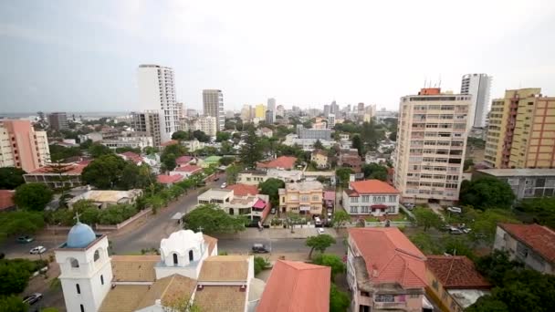 Μοζαμβίκη Μαπούτο Στο Κέντρο Πλάνα — Αρχείο Βίντεο