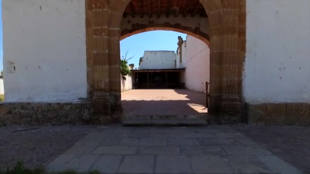 墨西哥科阿韦拉被遗弃的教堂 — 图库视频影像