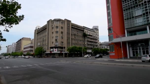 Мозамбик Центр Города Мапуту Банк Мозамбика — стоковое видео