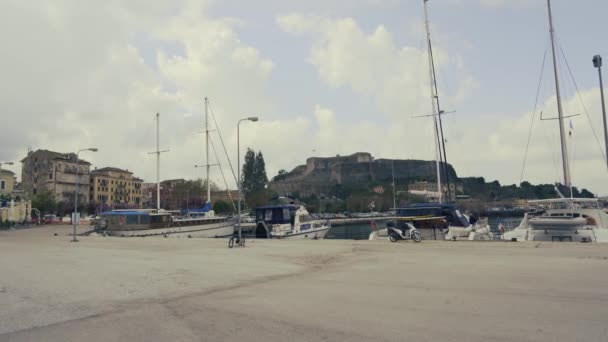 Korfu Řecko Kino Místa — Stock video
