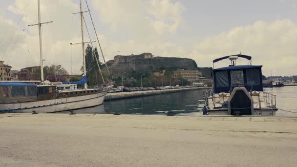Korfu Yunanistan Sinemacılar — Stok video