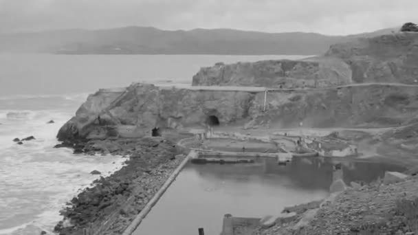 San Francisco Daki Land End Sutro Hamamları Görüntü Derecelendirilmemiş — Stok video