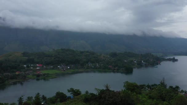 Kuzey Sumatra Endonezya Daki Toba Gölü Ndeki Samosir Adası Nda — Stok video