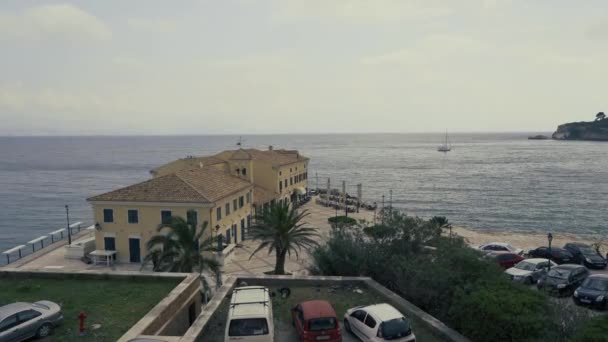 Corfu Grecia Locuri Cinematice — Videoclip de stoc