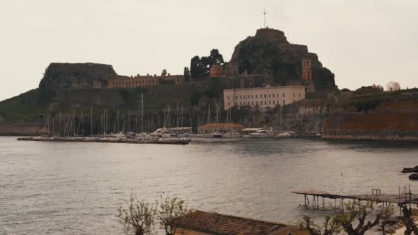 Corfu Grécia Lugares Cinematográficos — Vídeo de Stock