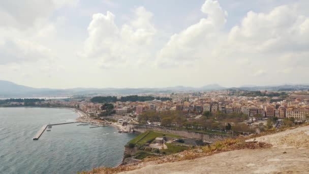 Corfu Grécia Lugares Cinematográficos — Vídeo de Stock