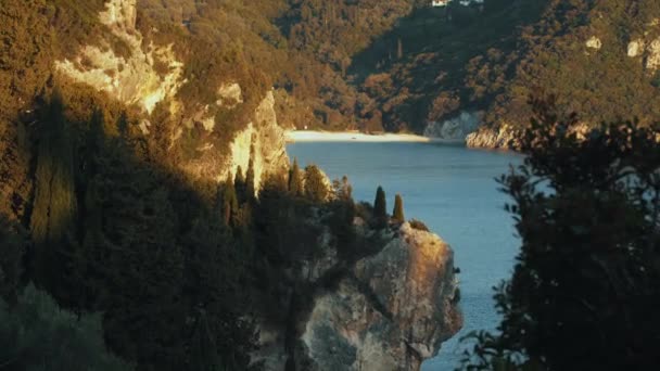 Corfú Grecia Lugares Cinematográficos — Vídeo de stock