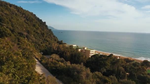 Corfu Grecia Locuri Cinematice — Videoclip de stoc