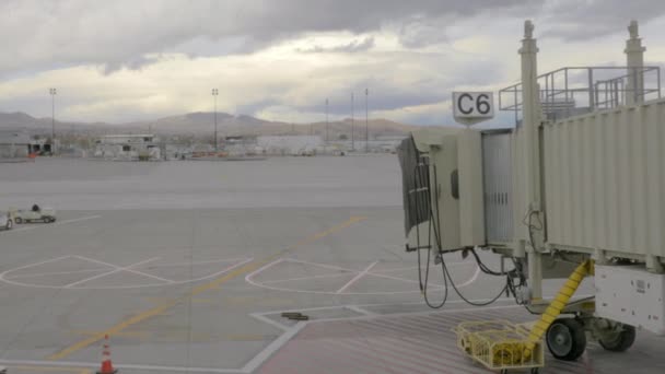 Lufthavn Jetway Reno International Airport – Stock-video