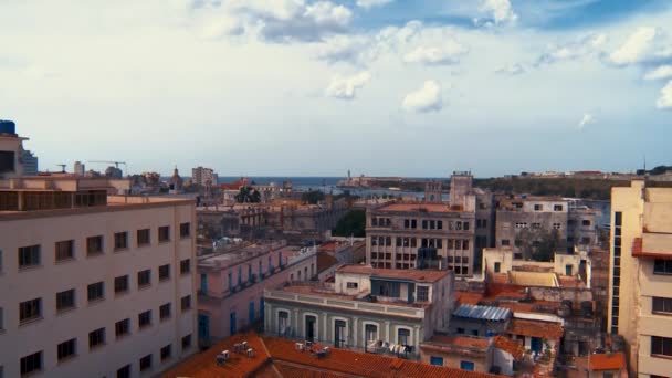 Havanna Straten Cuba — Stockvideo