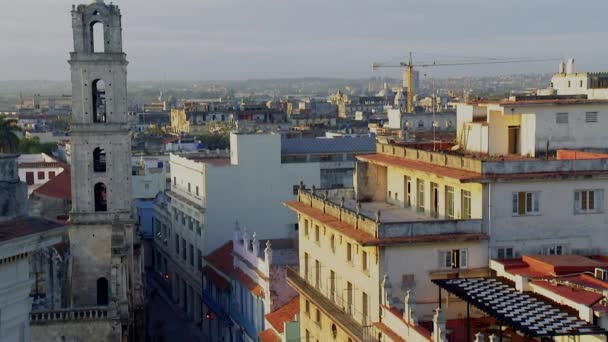 Küba Daki Havana Sokakları — Stok video