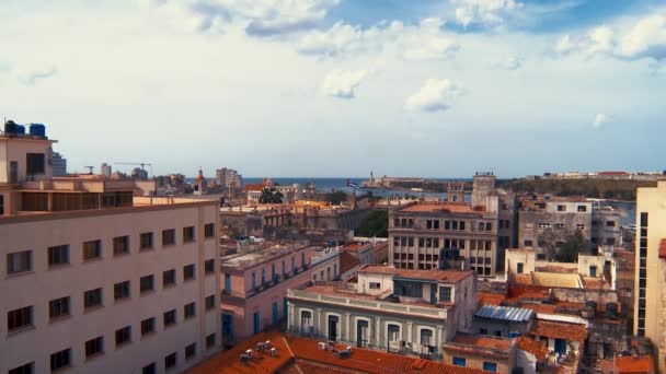 View Morro Fort Castle Havana Cuba View Ocean — Stock Video