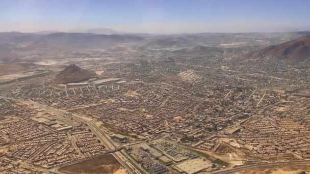 Voo Sobre Tijuana Cidade Mexicana — Vídeo de Stock