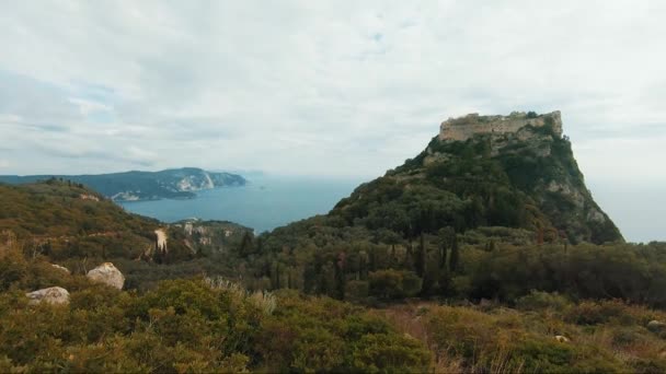 Corfú Grecia Lugares Cinematográficos — Vídeos de Stock