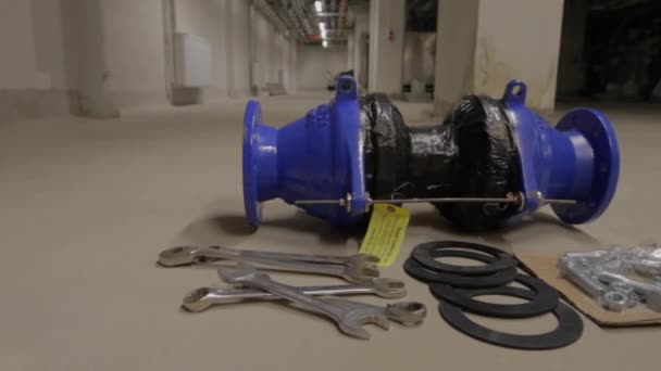 Hidrolik Boru Bağlantısı Zleme Görüntüsü — Stok video