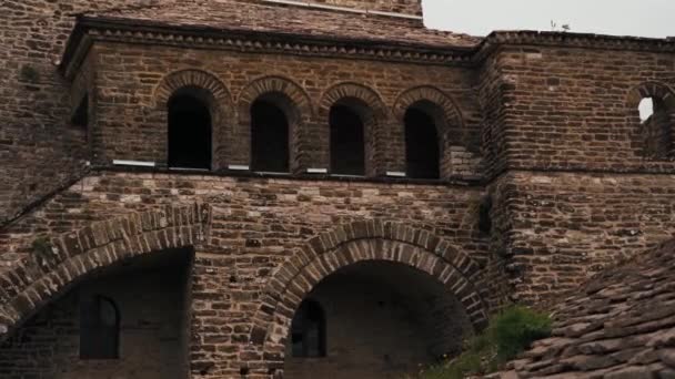 Gjirokaster Város Albániában Filmhelyszínek Unesco Világörökség — Stock videók