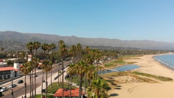 Aerial Views Santa Barabara California — Stock Video