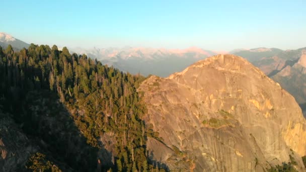 Vue Aérienne Parc National Sequoia — Video