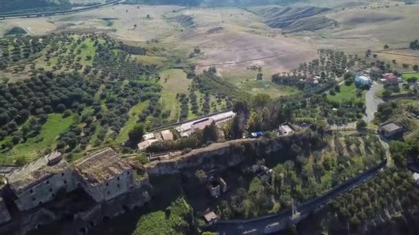 Drone Tiro Campo Basilicata — Vídeo de Stock