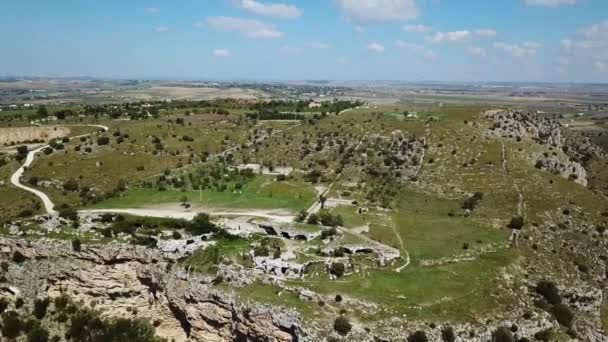 Drönare Skott Landsbygden Resa Plats Bakgrunden — Stockvideo