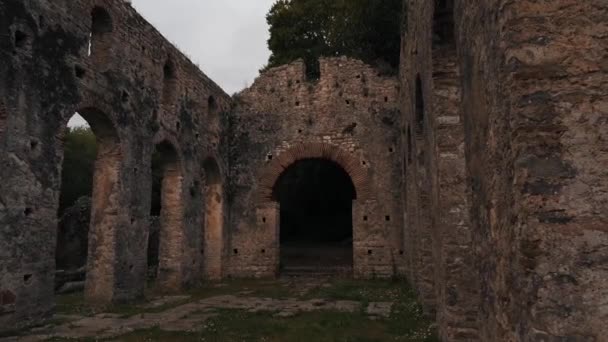 Butrint Albániában Filmhelyszínek Unesco Világörökség Központ — Stock videók